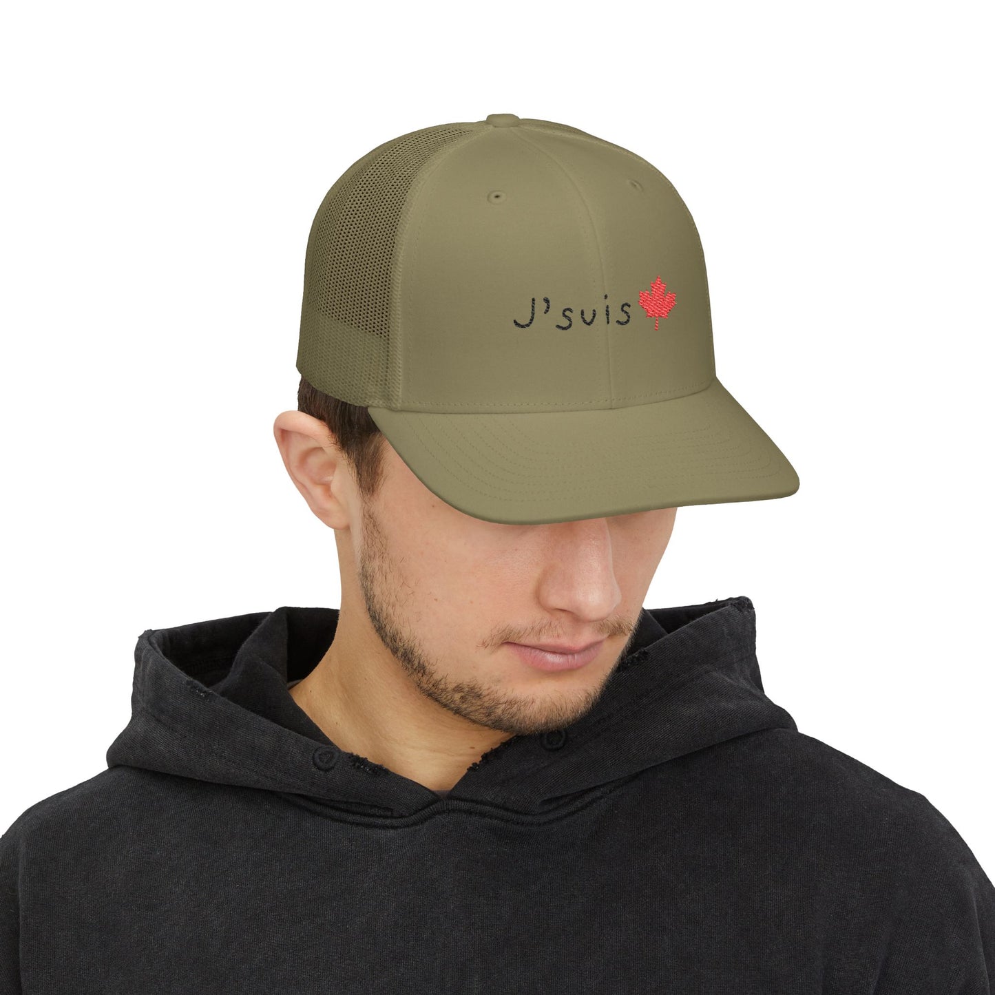 J'suis | Maple Trucker Cap — Canadian Snapback Hat