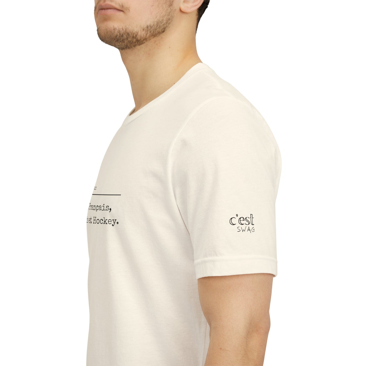 Our official languages English, Français, Franglais et Hockey | T‑Shirt