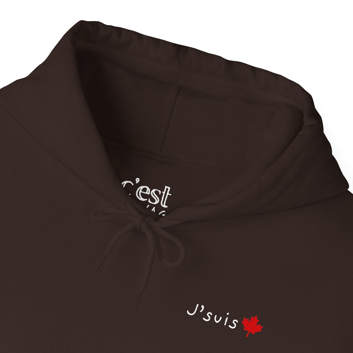 J'suis | Hoodie with Maple Leaf Minimalist Canada