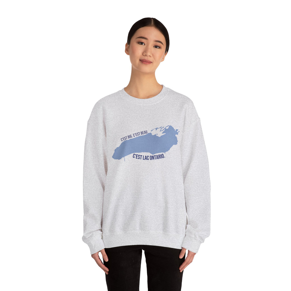 C'est Beau Lac Ontario | Crewneck Sweatshirt