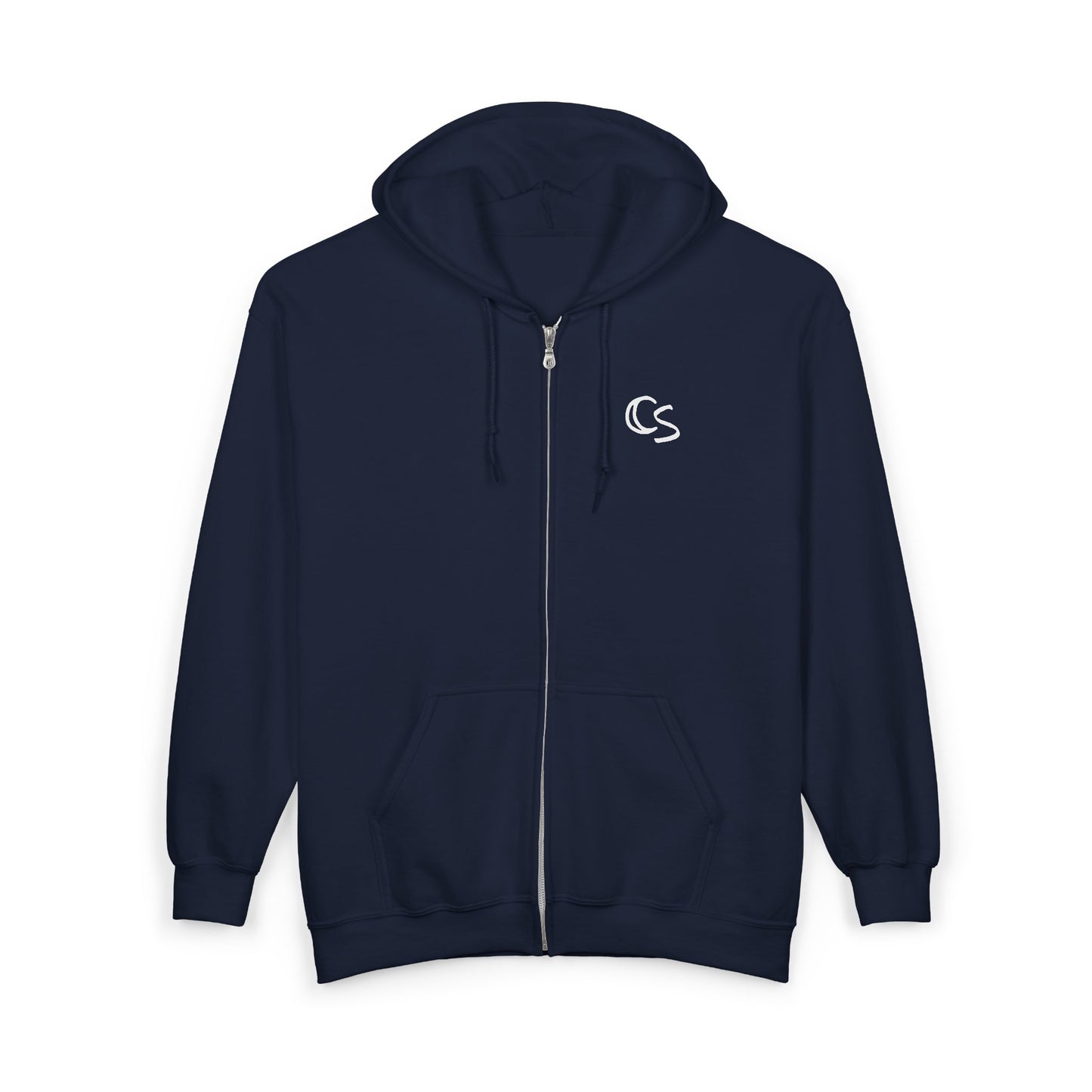 C'est Swag | Embroidered Full‑Zip Hooded Sweatshirt