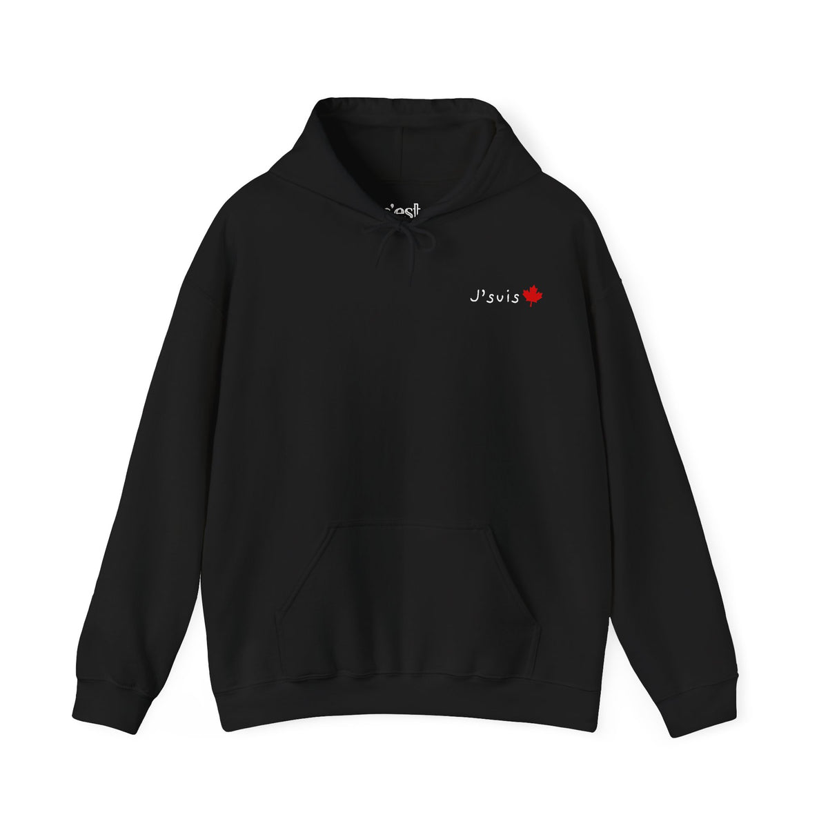 J'suis | Hoodie with Maple Leaf Minimalist Canada