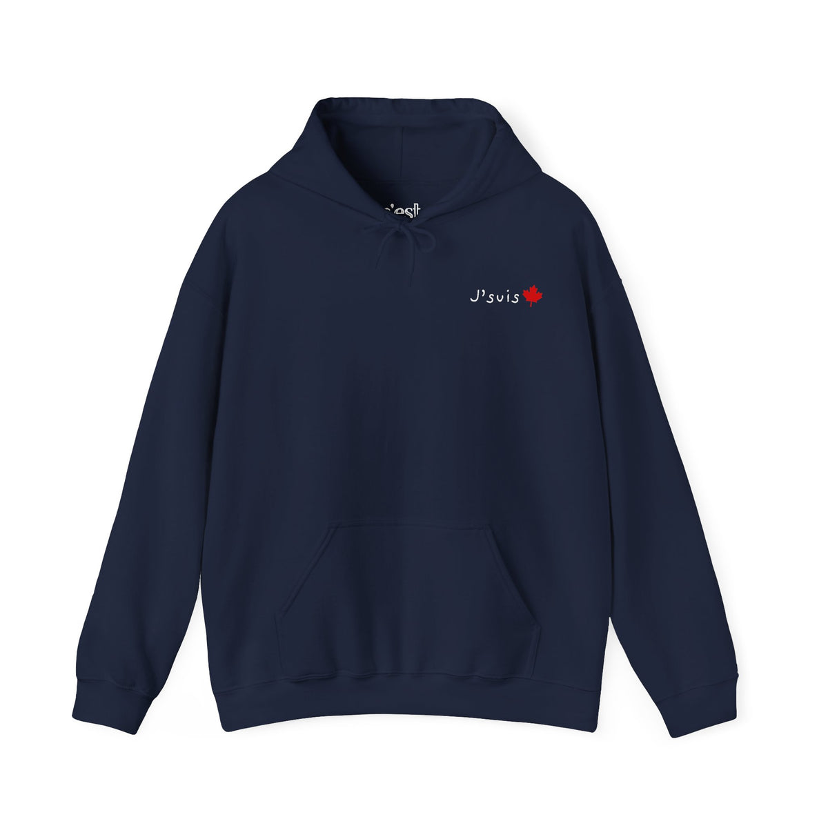 J'suis | Hoodie with Maple Leaf Minimalist Canada