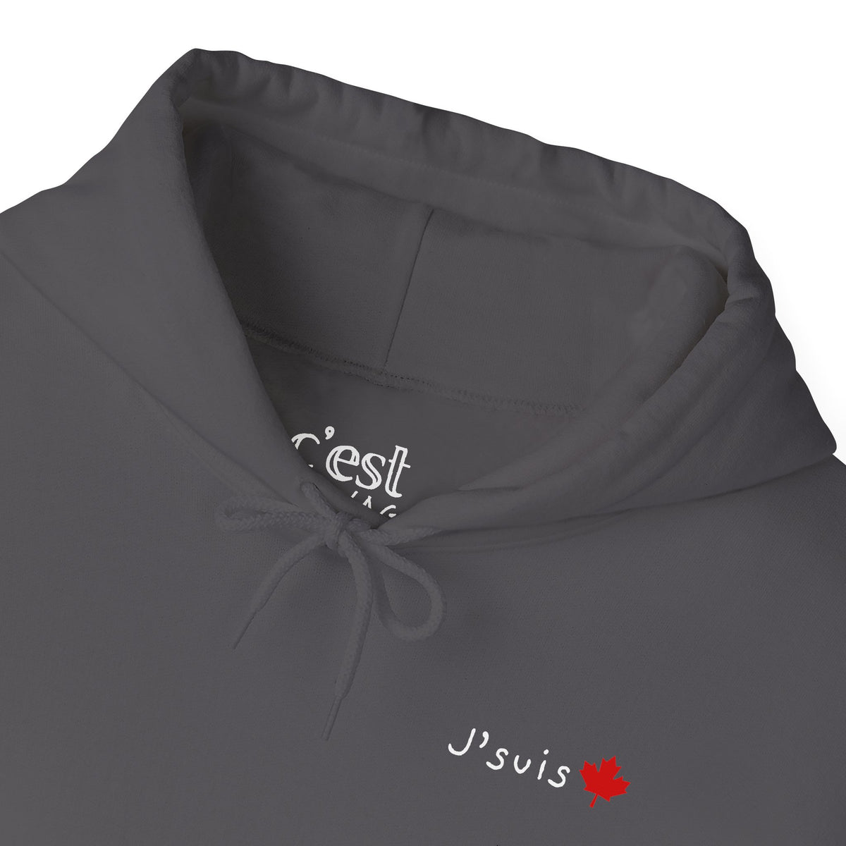 J'suis | Hoodie with Maple Leaf Minimalist Canada