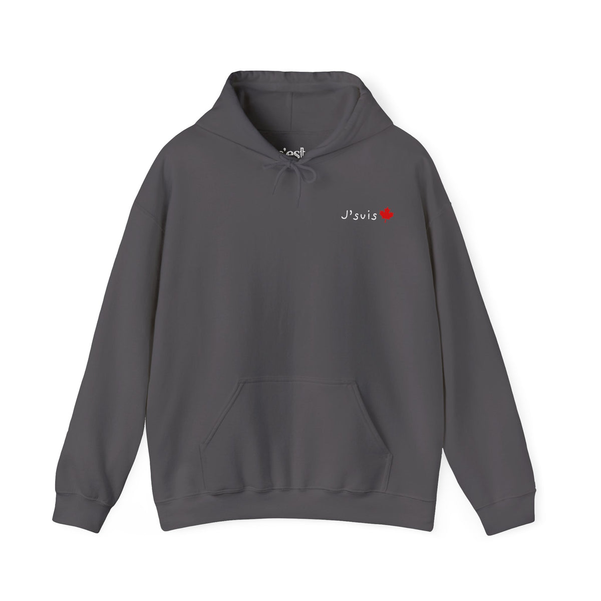 J'suis | Hoodie with Maple Leaf Minimalist Canada