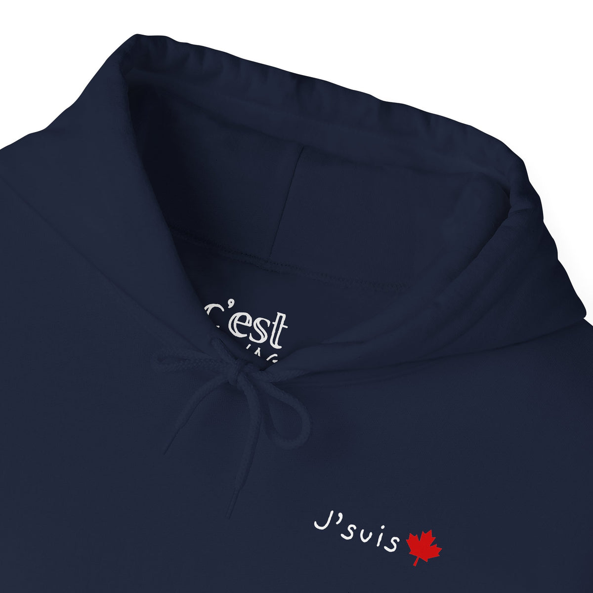J'suis | Hoodie with Maple Leaf Minimalist Canada