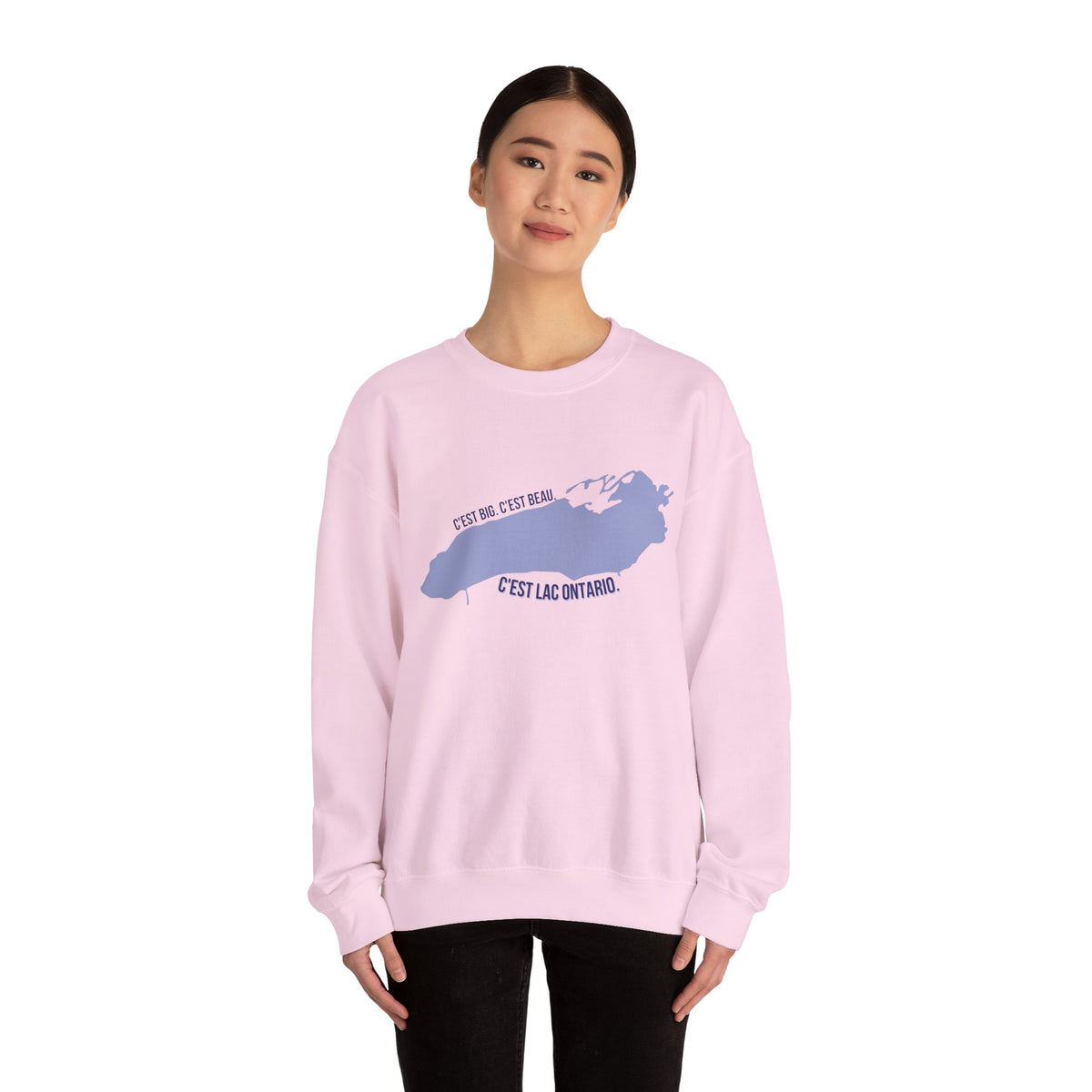 C'est Beau Lac Ontario | Crewneck Sweatshirt