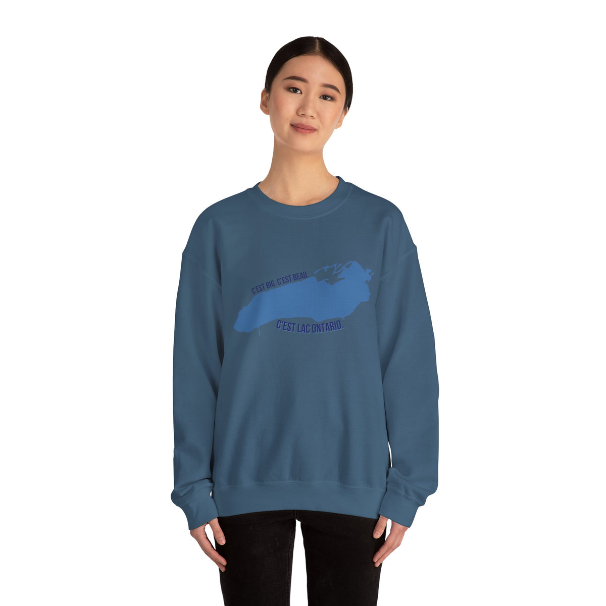 C'est Beau Lac Ontario | Crewneck Sweatshirt