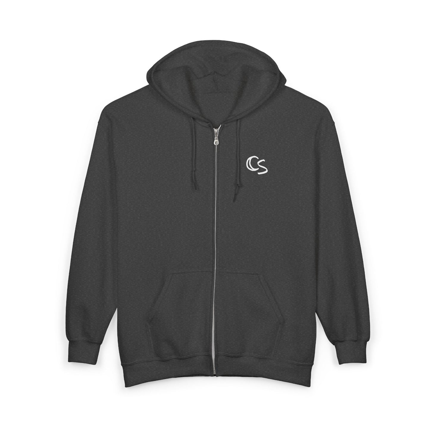 C'est Swag | Embroidered Full‑Zip Hooded Sweatshirt