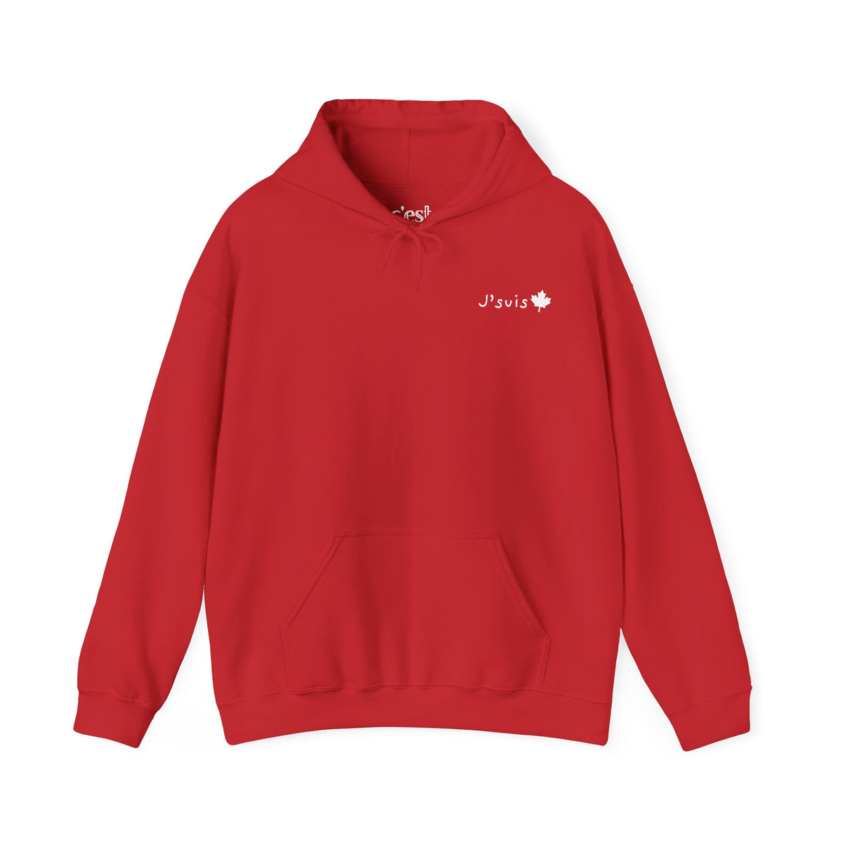J'suis | Hoodie with Maple Leaf Minimalist Canada
