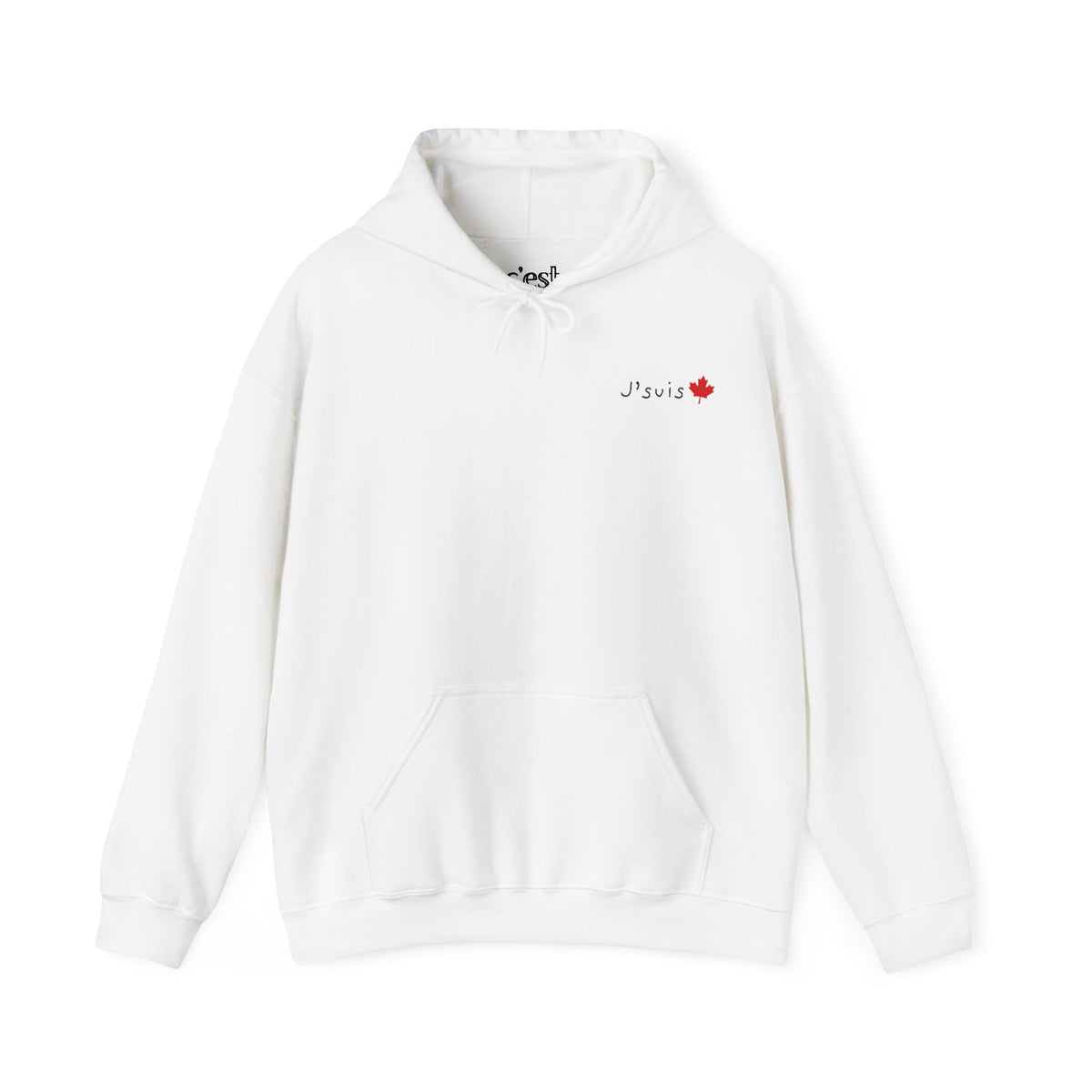J'suis | Hoodie with Maple Leaf Minimalist Canada