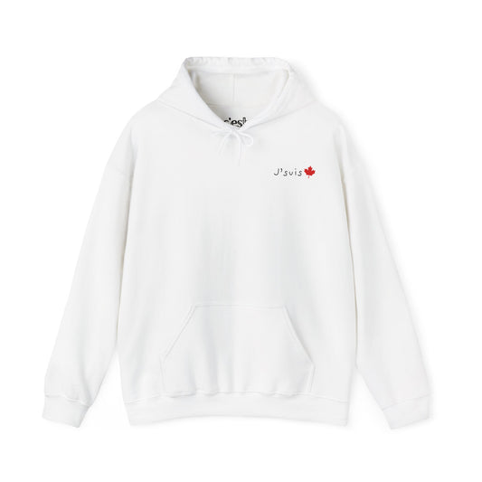 J'suis | Hoodie with Maple Leaf Minimalist Canada