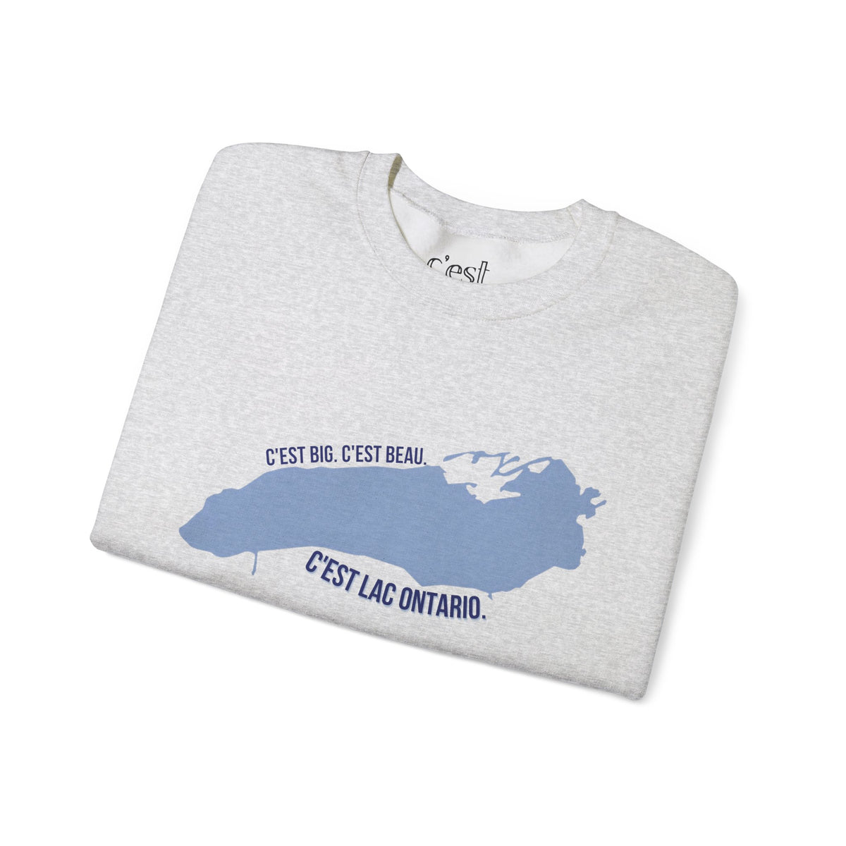 C'est Beau Lac Ontario | Crewneck Sweatshirt