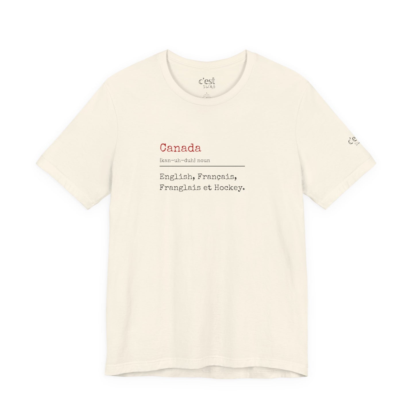 Our official languages English, Français, Franglais et Hockey | T‑Shirt