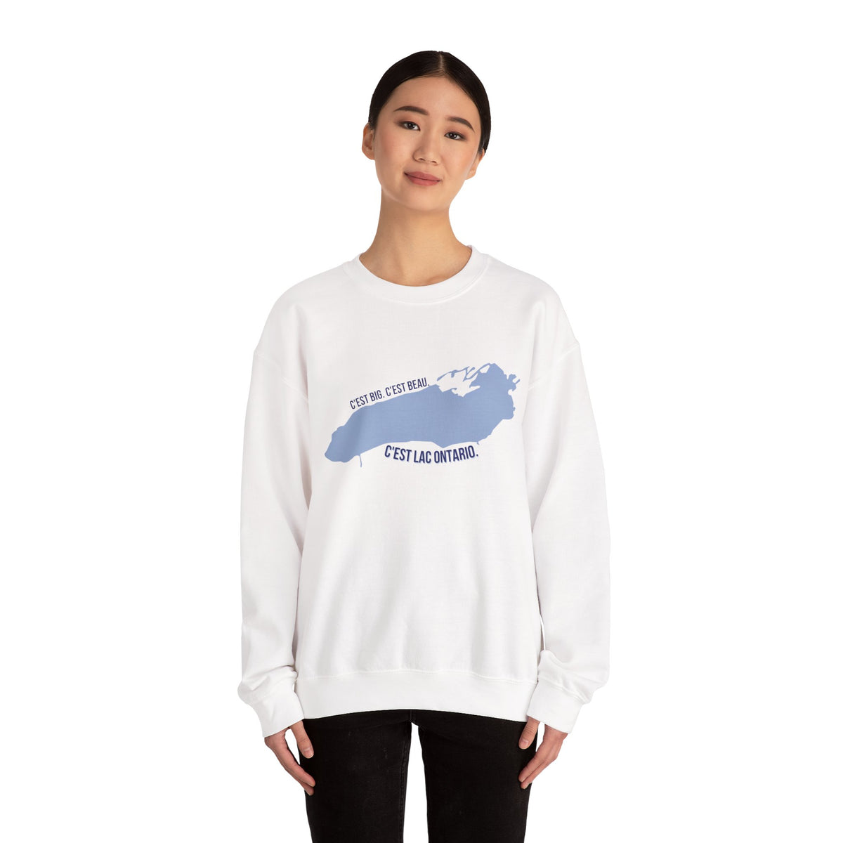 C'est Beau Lac Ontario | Crewneck Sweatshirt