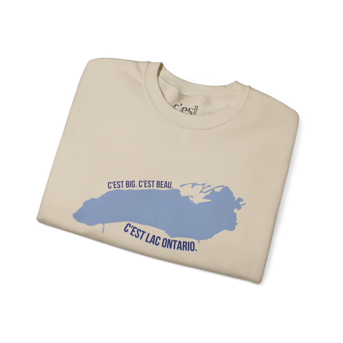 C'est Beau Lac Ontario | Crewneck Sweatshirt
