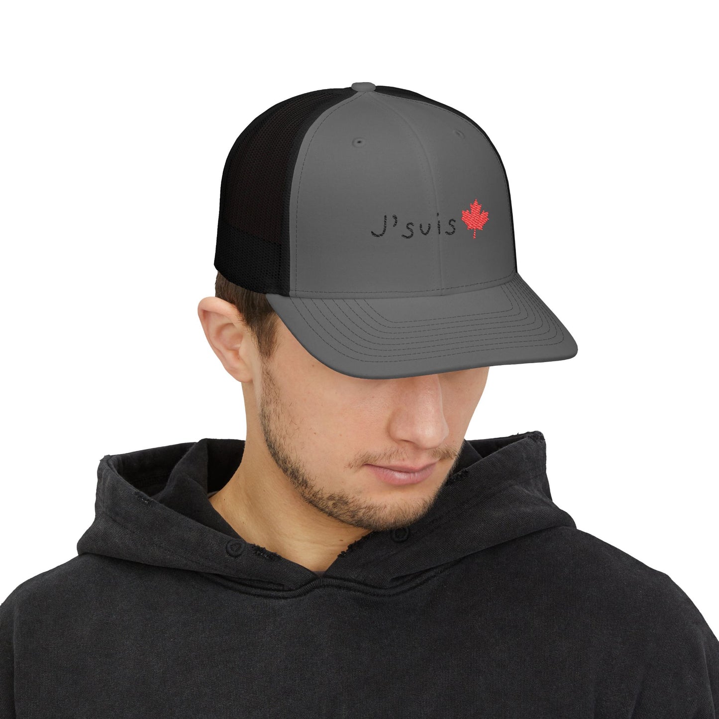 J'suis | Maple Trucker Cap — Canadian Snapback Hat