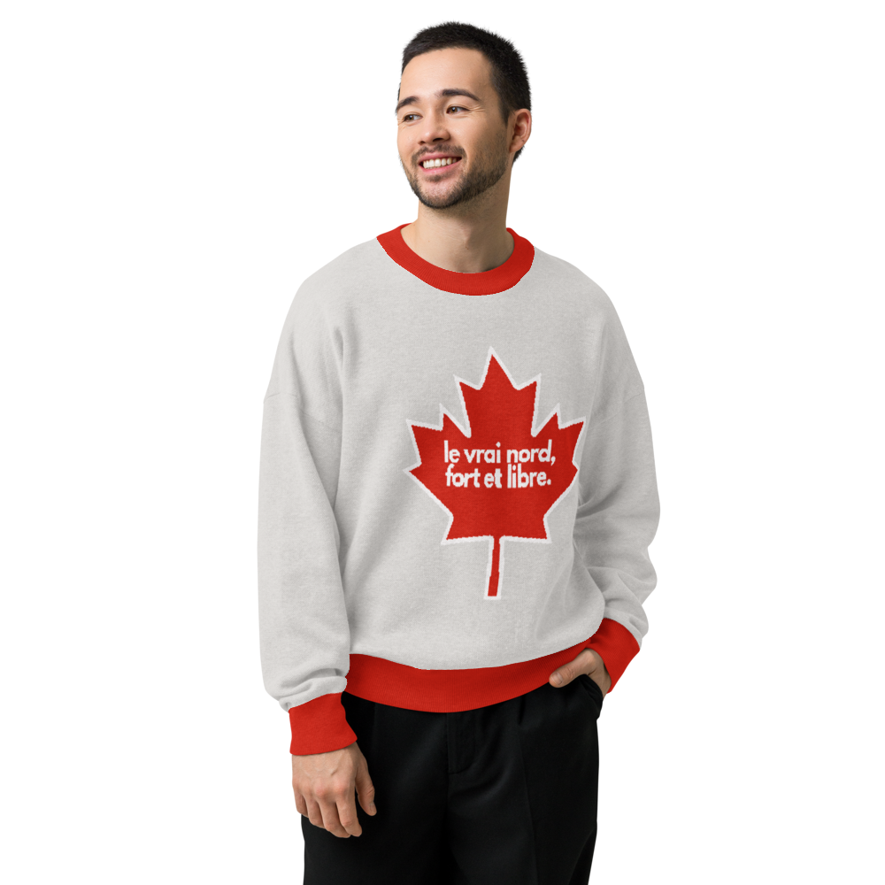 vrai nord | Relaxed fit knitted crew neck sweater